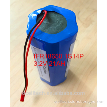 3.3V 21Ah LiFePO4 battery for Light